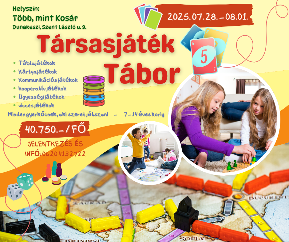 Társasjáték tábor